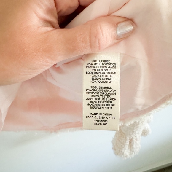 NWT $550 Rebecca Taylor Pink Tweed Jacket 0 - Picture 6 of 7